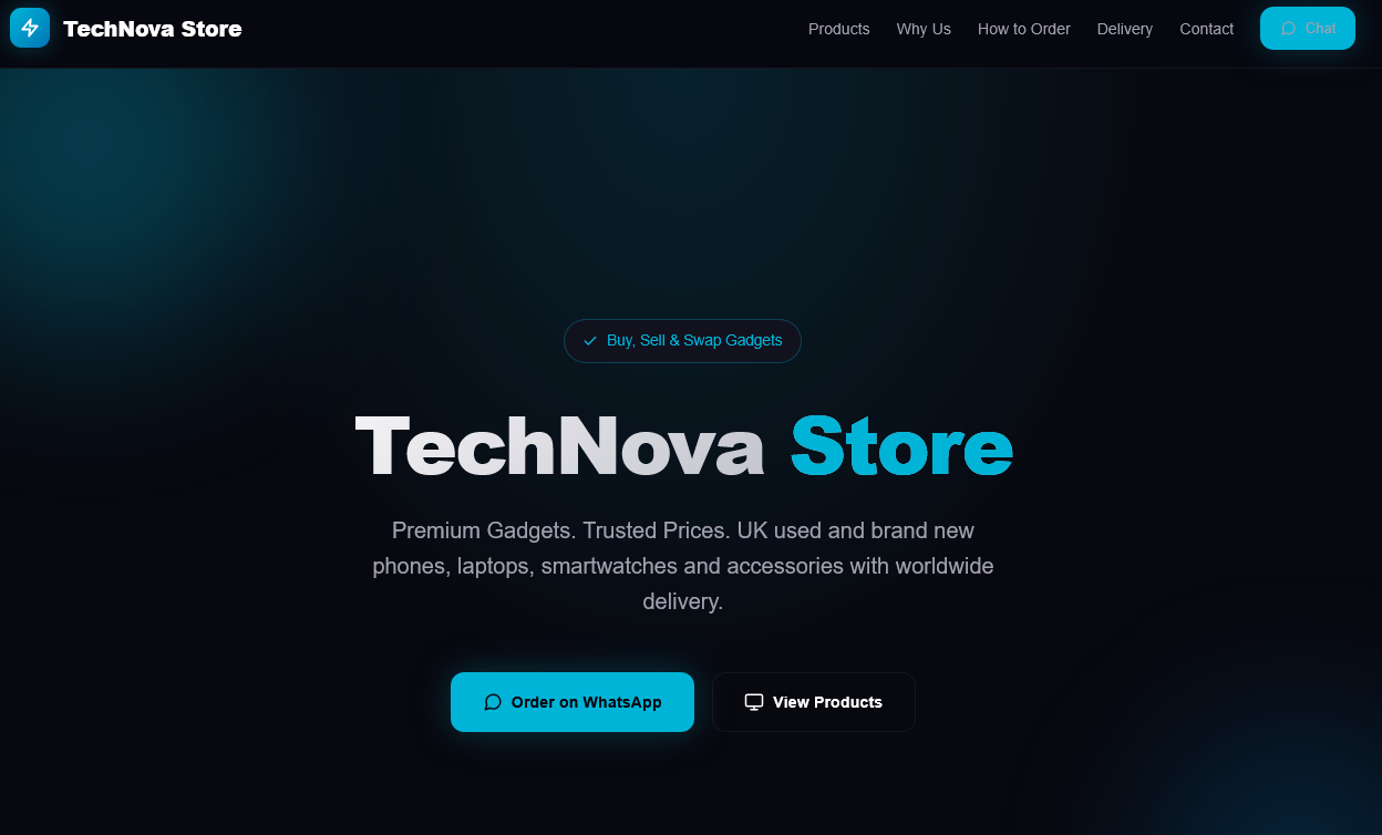 TechNova Store Preview